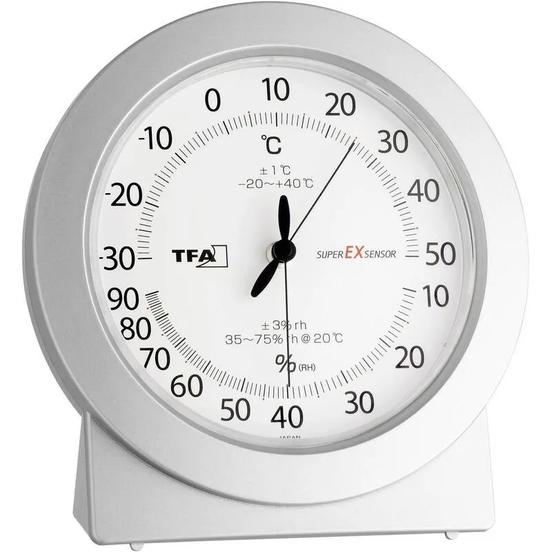 B-Ware TFA Hygrometer analog Luftfeuchtemessgerät Klimakontrolle Tischgehäuse 100g