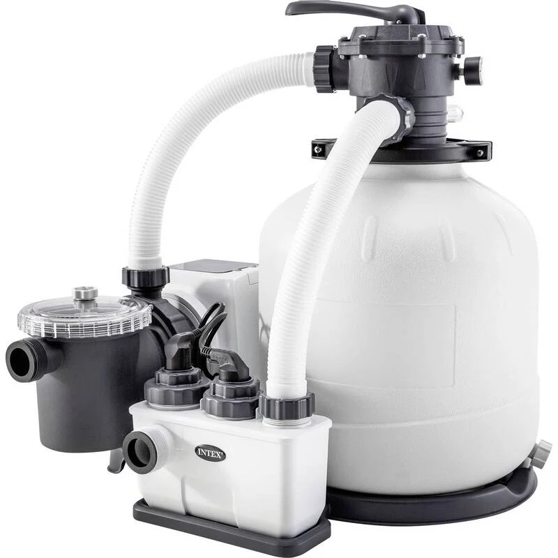 C-Ware Intex Sandfilteranlage Krystal Clear E.C.O. 10000l/h Heizkörper
