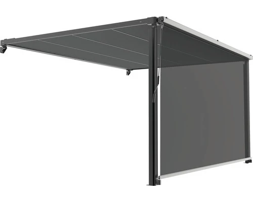 B-Ware 3M Vertikale Markise 284 cm für Pergola Garten Terrasse Balkon UV-beständig