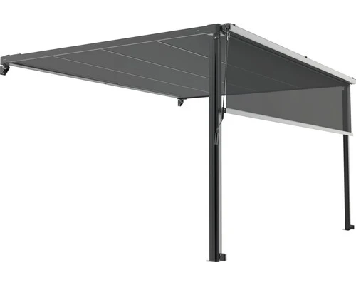 B-Ware 3M Vertikale Markise 284 cm für Pergola Garten Terrasse Balkon UV-beständig