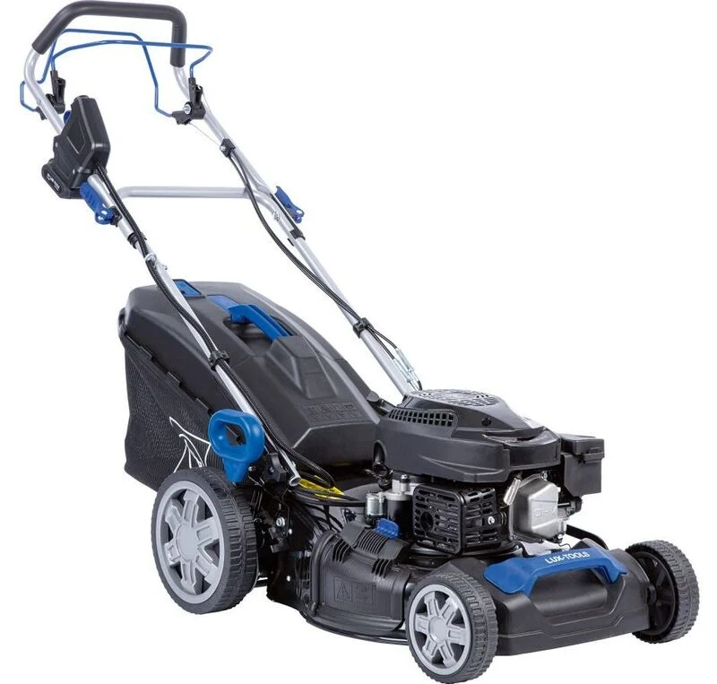 B-Ware LUX-TOOLS Benzinrasenmäher B-RM-46-AE B Mäher Gartenpflege 46cm für 1500m²
