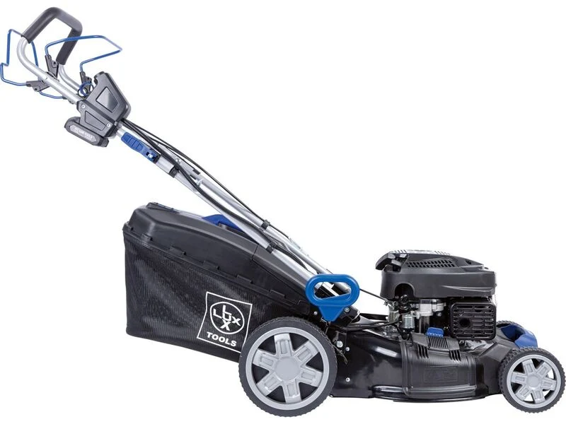 B-Ware LUX-TOOLS Benzinrasenmäher B-RM-46-AE B Mäher Gartenpflege 46cm für 1500m²
