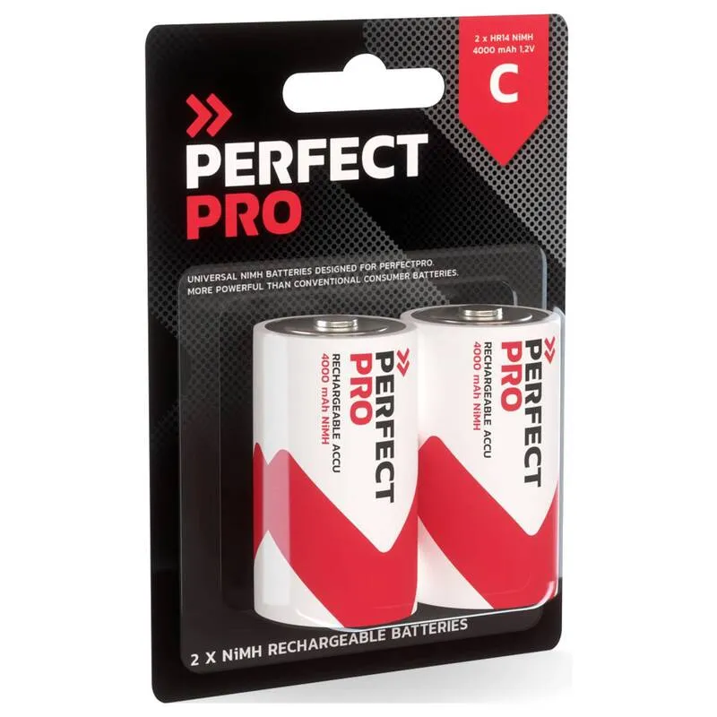 B-Ware PerfectPro Baby (C)-Akku NiMH 4000 mAh 1.2 V 2 Stück wiederaufladbar HR14 Akku