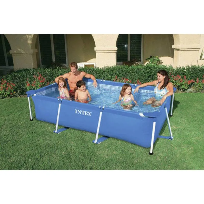B-Ware Piscina Intex Retangular 2282 Litros Azul