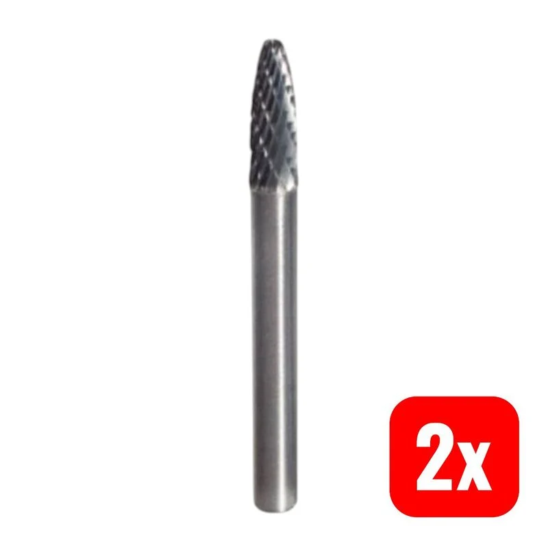 B-Ware KS Tools Frässtift Hartmetall 61mm Ø6mm Entgraten Kanten brechen Verputzen