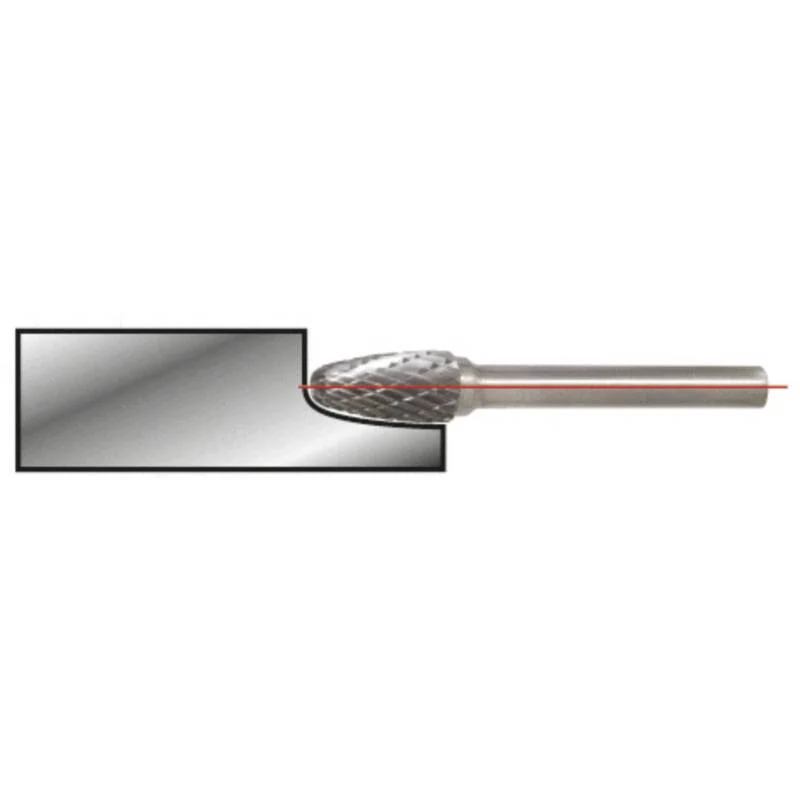 B-Ware KS Tools Frässtift Hartmetall 61mm Ø6mm Entgraten Kanten brechen Verputzen