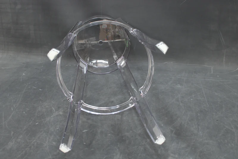 C-Ware Kartell Charles Sitz Hocker Sitzhocker Barhocker Sitz transparent H 75 x Ø 29cm