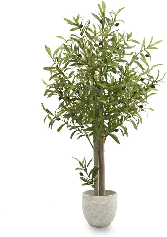 B-Ware Maia Shop Olivenbaum Kunstpflanze Baum Künstlich Künstlicher Maße 105x60cm Baum