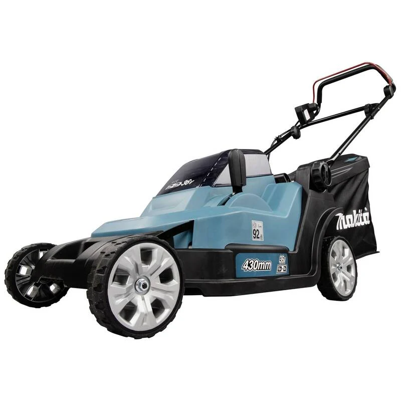 B-Ware Makita 18Vx2 Lawn Mower 430mm 17" Kit