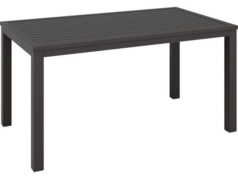 B-Ware Esstischgruppe Invermay 4-teilig Tischgruppe Aluminium Akazienholz grau 43cm