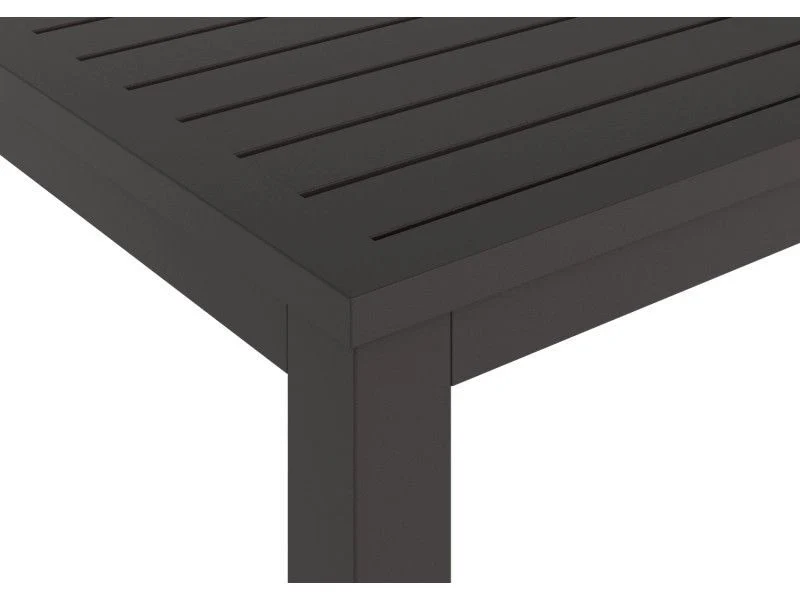 B-Ware Esstischgruppe Invermay 4-teilig Tischgruppe Aluminium Akazienholz grau 43cm