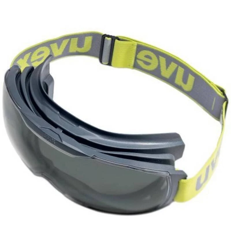 B-Ware Uvex Schutzbrille Vollsichtbrille megasonic grau inkl. UV-Schutz 139g EN 166