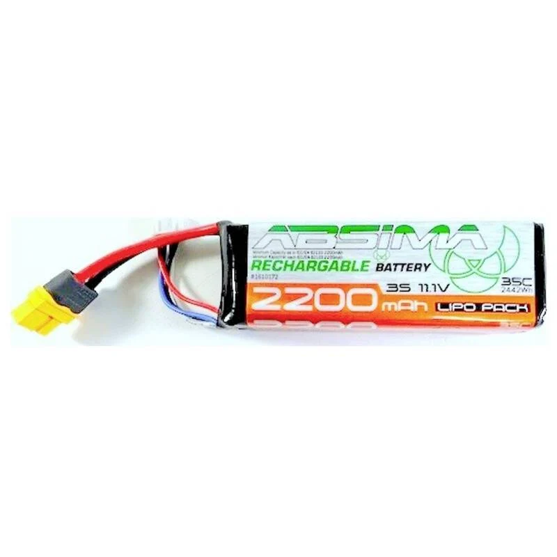 B-Ware Absima Akkupack Batterie LiPo Ersatzakku Modellbau 2200mAh 3S 11.1V 35C Akku