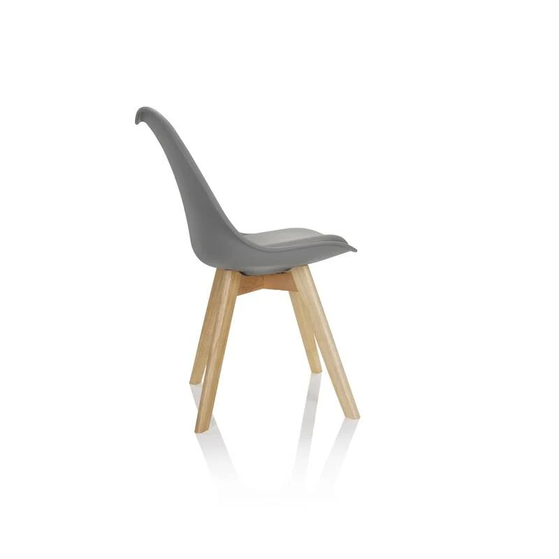 B-Ware Hjh Office Besucherstuhl Schalenstuhl Scandi Esszimmerstuhl Kunststoff Grau 79